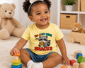 I’m Just Here for Snacks Toddler T-Shirt | Funny Raccoon Graphic Tee