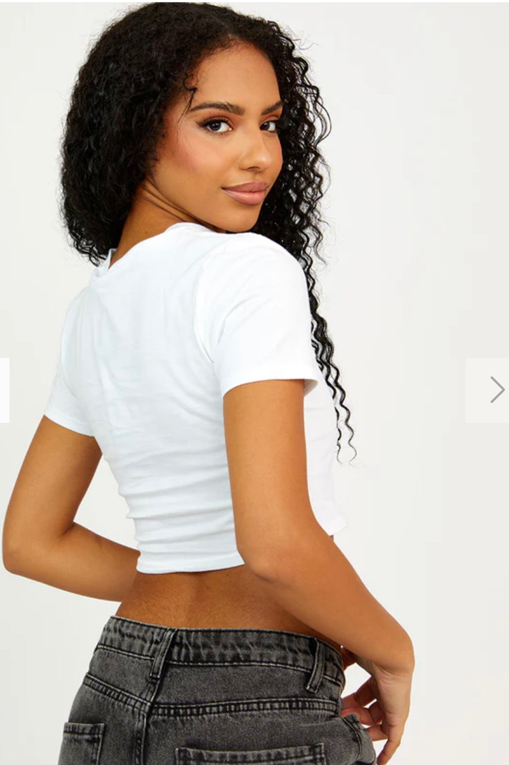 RIDERS GRAPHIC PRINTED CROP TOP