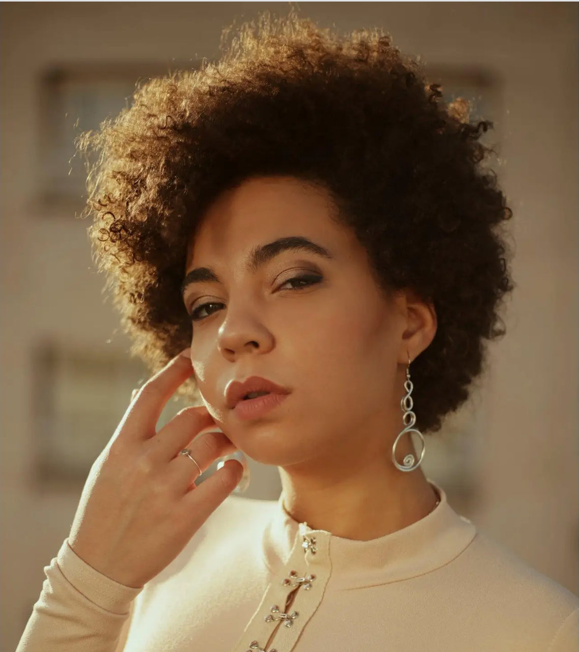 Nude Hook and Eye Long Sleeve Bodysuit