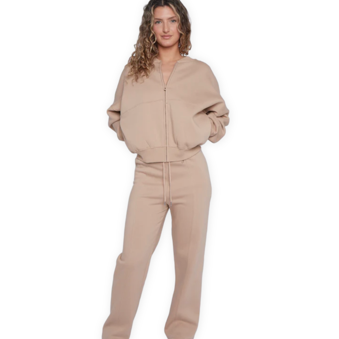 Oversized Bomber Quiet Luxury Set